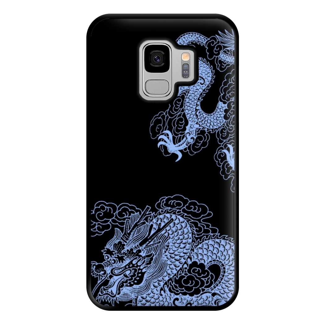 Dark Blue Dragon Phone Case for Galaxy S9 Plus