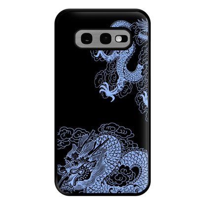 Dark Blue Dragon Phone Case for Galaxy S10e