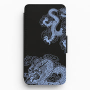 Blue Dragon Flip / Wallet Phone Case 1