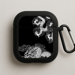 White Dragon AirPods Case