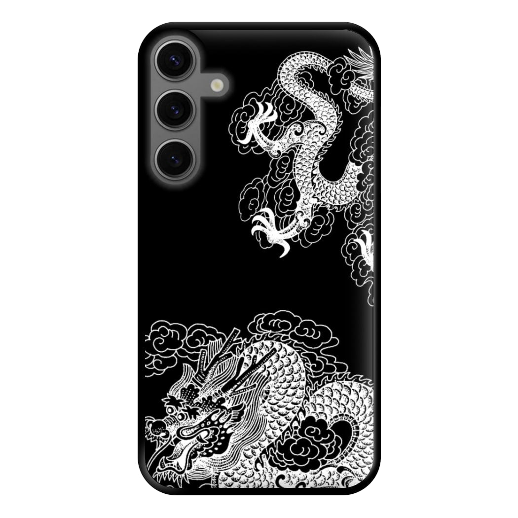 White Dragon Phone Case for Galaxy S23FE