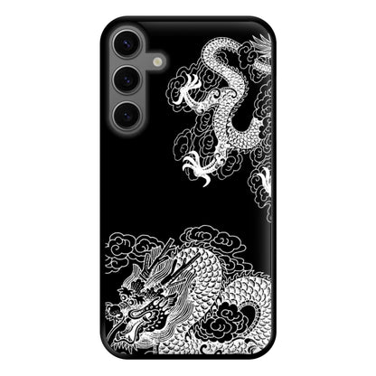 White Dragon Phone Case for Galaxy S23FE