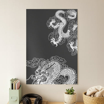 White Dragon Poster