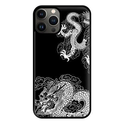 White Dragon Phone Case for iPhone 13 Pro Max