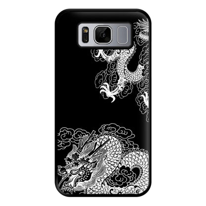 White Dragon Phone Case for Galaxy S8 Plus