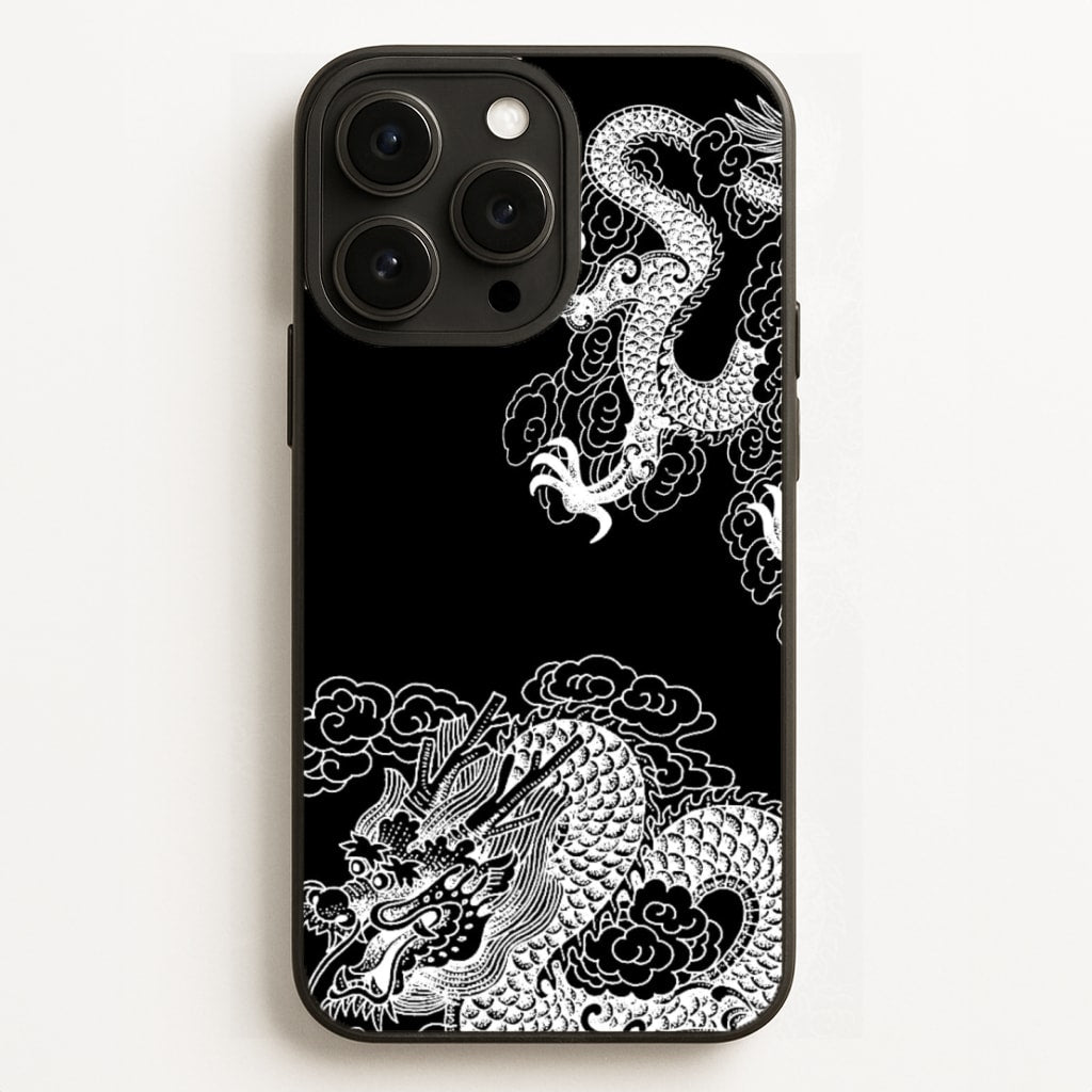 White Dragon  - Dragon Phone Case for iPhone 16 Pro Max