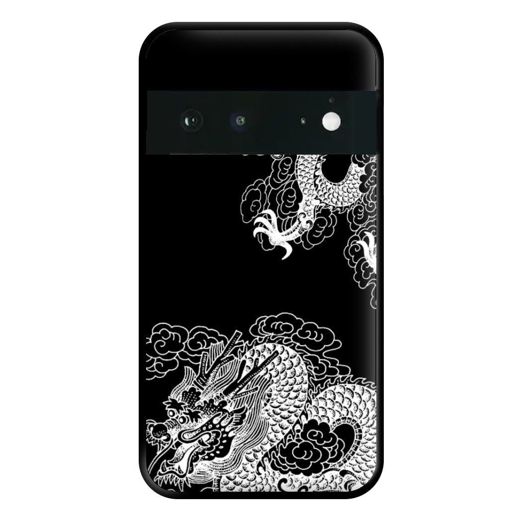 White Dragon Phone Case for Google Pixel 6a