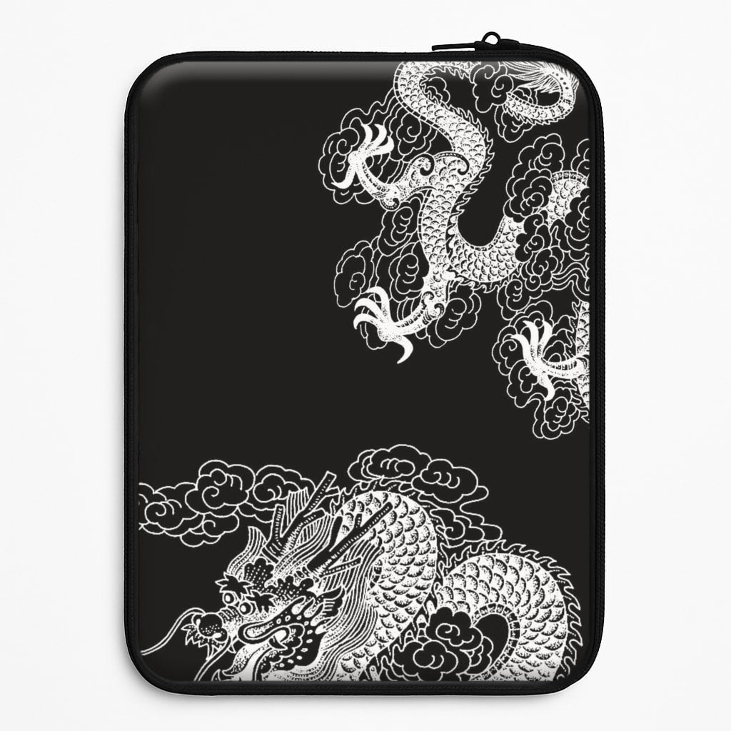 White Dragon Laptop Sleeve
