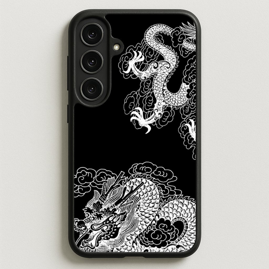 White Dragon Phone Case for Galaxy S25FE