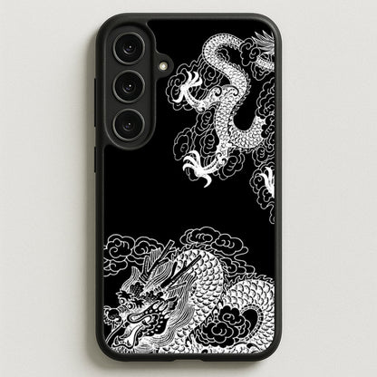 White Dragon Phone Case for Galaxy S25FE