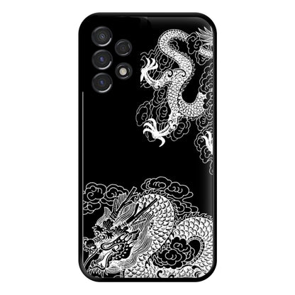 White Dragon Phone Case for Galaxy A53