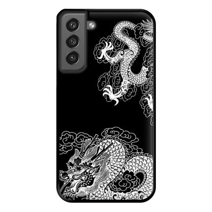 White Dragon Phone Case for Galaxy S21FE