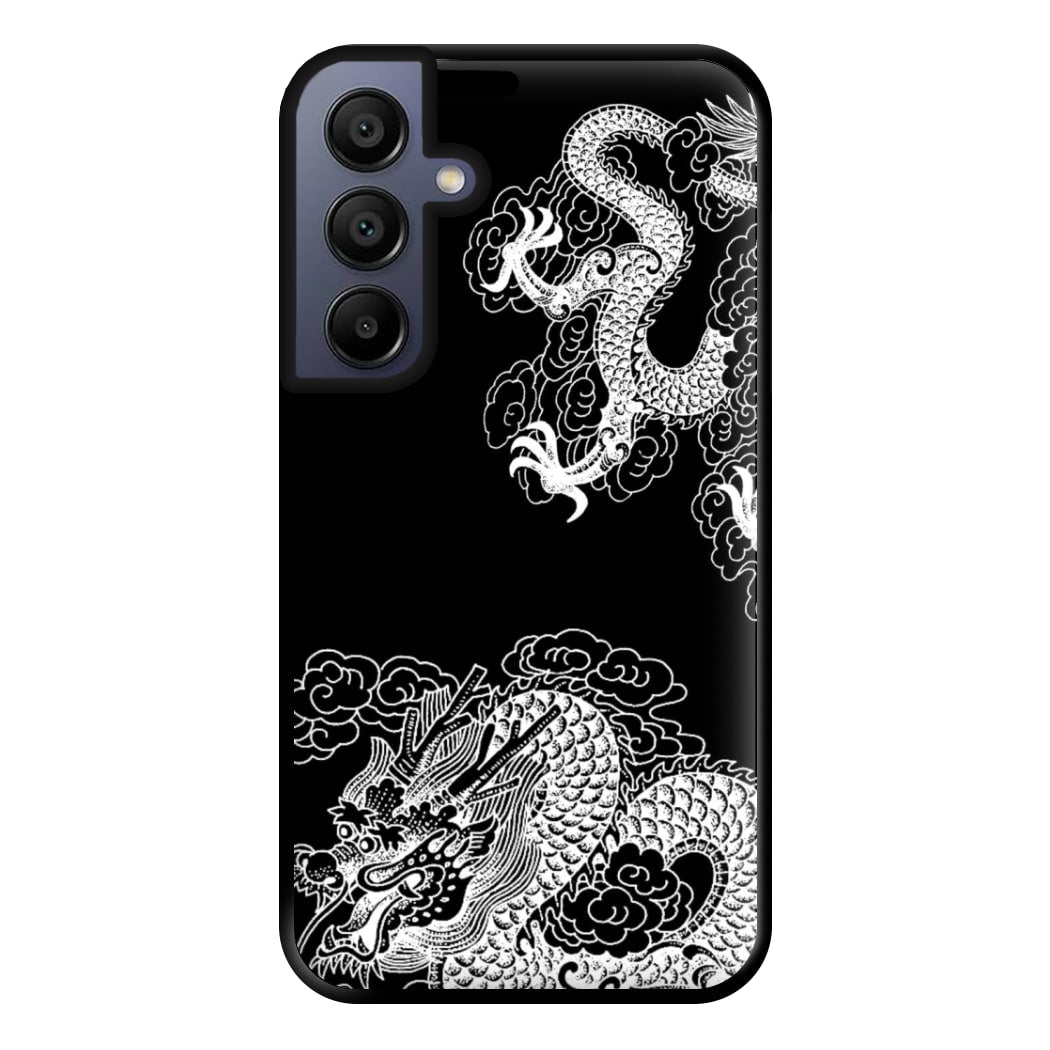 White Dragon Phone Case for Galaxy A15