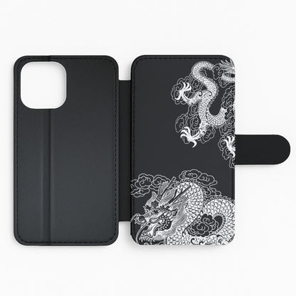 White Dragon Flip Phone Case