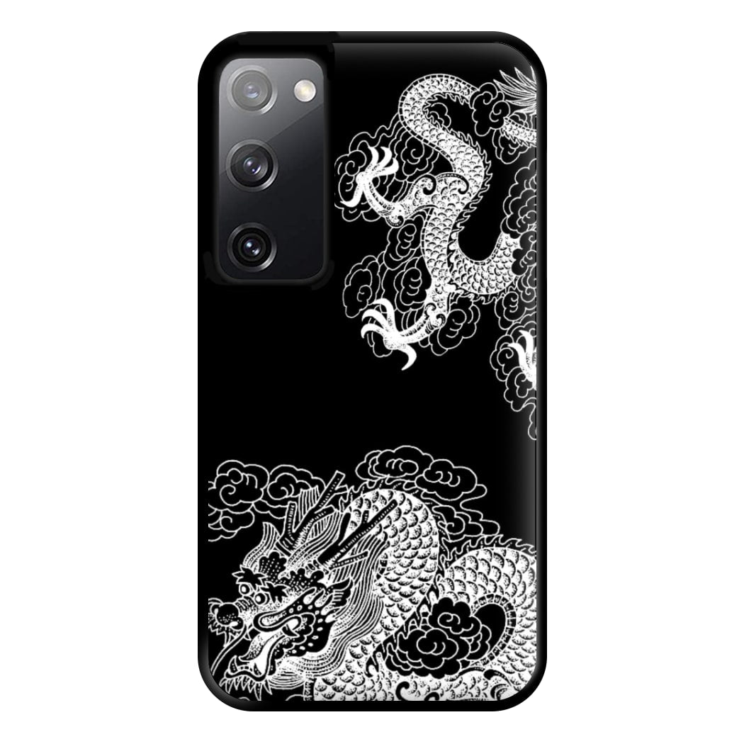 White Dragon Phone Case for Galaxy S20