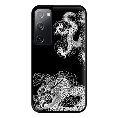 White Dragon Phone Case for Galaxy S20