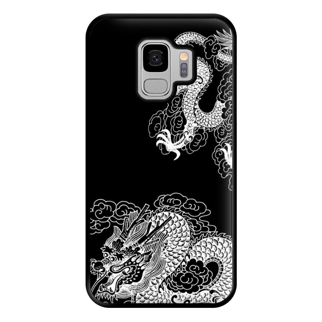 White Dragon Phone Case for Galaxy S9 Plus