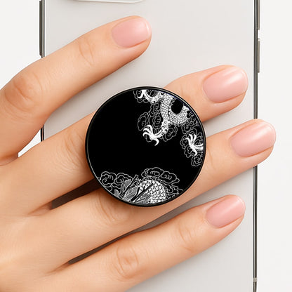 White Dragon Phone Grip