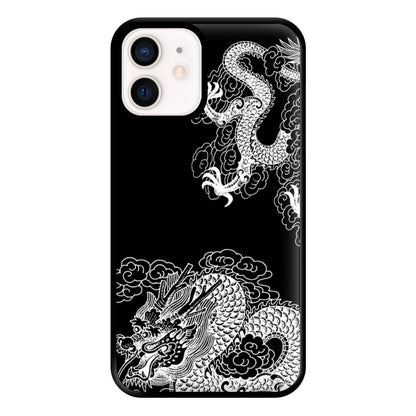 White Dragon Phone Case for iPhone 12 Mini