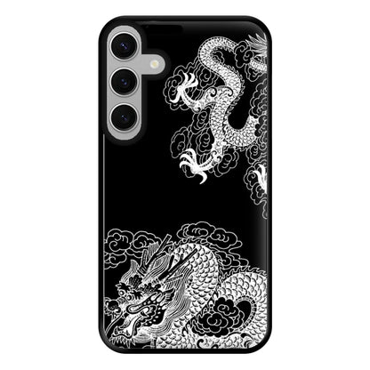 White Dragon Phone Case for Galaxy S24FE