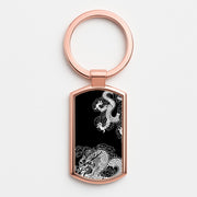 White Dragon Luxury Keyring 4