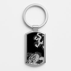 White Dragon Luxury Keyring
