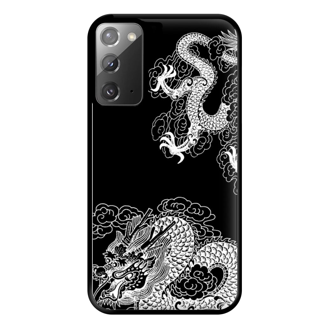 White Dragon Phone Case for Galaxy Note 20 Ultra