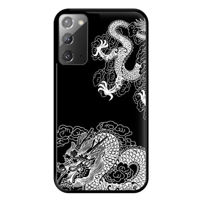 White Dragon Phone Case for Galaxy Note 20 Ultra