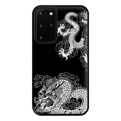 White Dragon Phone Case for Galaxy S20 Plus