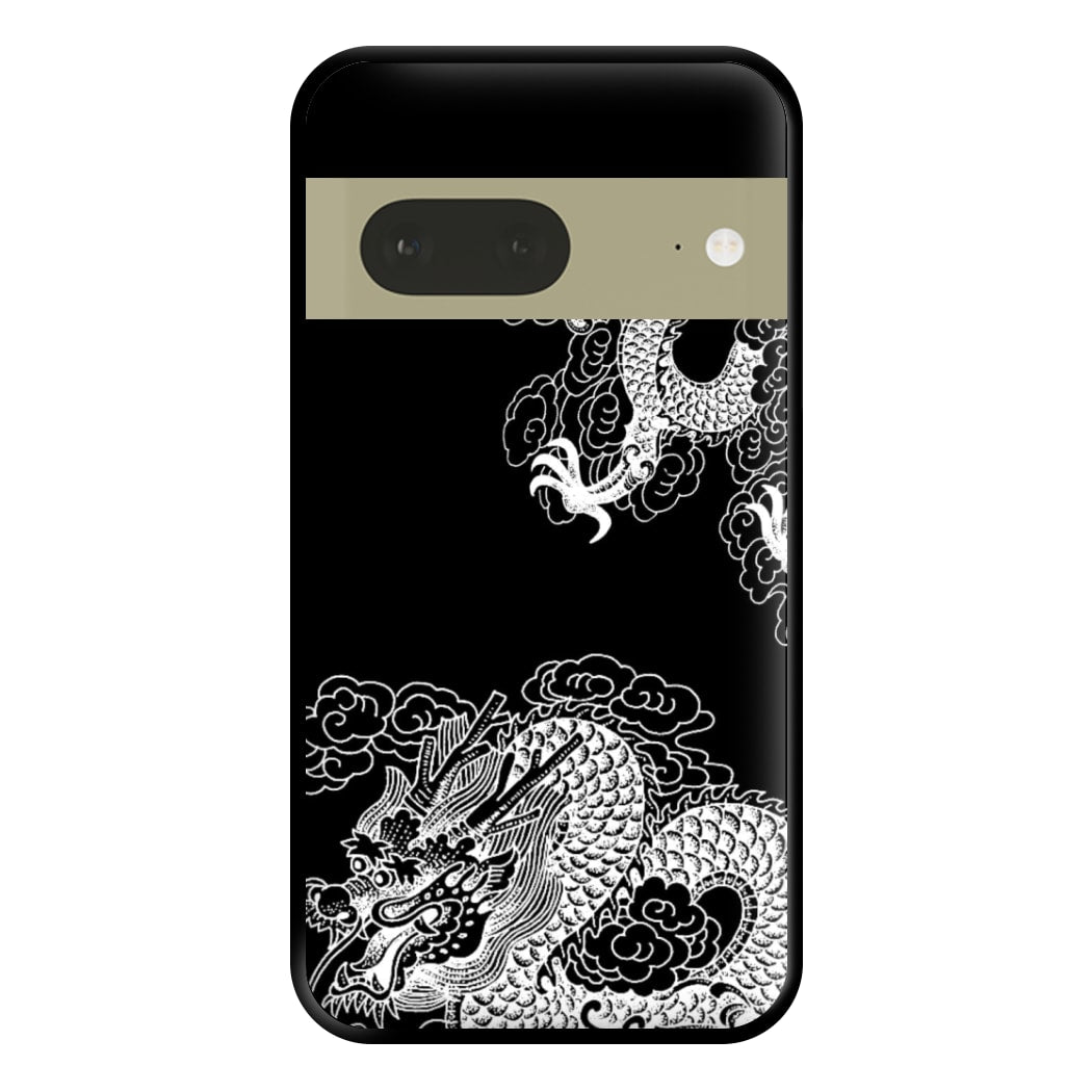 White Dragon Phone Case for Google Pixel 7a