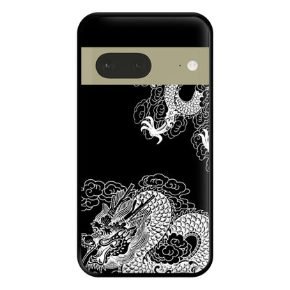 White Dragon Phone Case for Google Pixel 7a