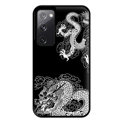 White Dragon Phone Case for Galaxy S20FE