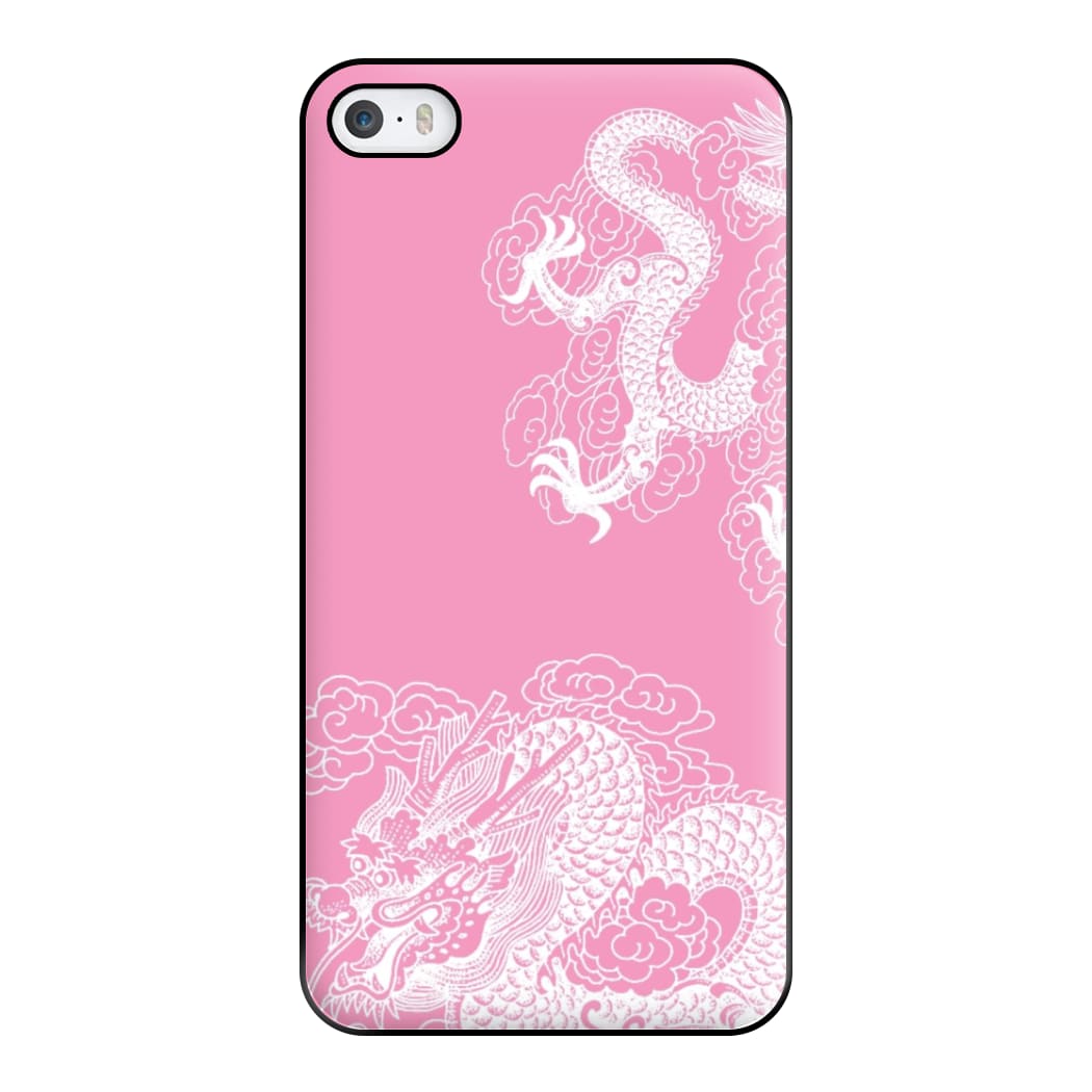 Pink Background Dragon Phone Case for iPhone 5 / 5s / SE 2016