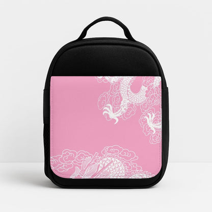 Pink Background Dragon Insulated Lunchbox