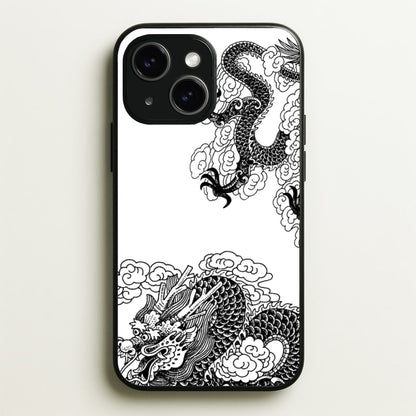 Black Dragon  - Dragon Phone Case for iPhone 14