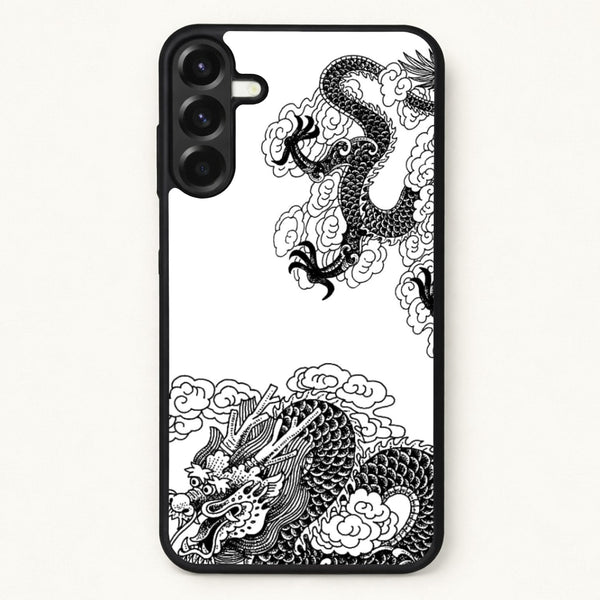 Black Dragon Phone Case for Galaxy A57