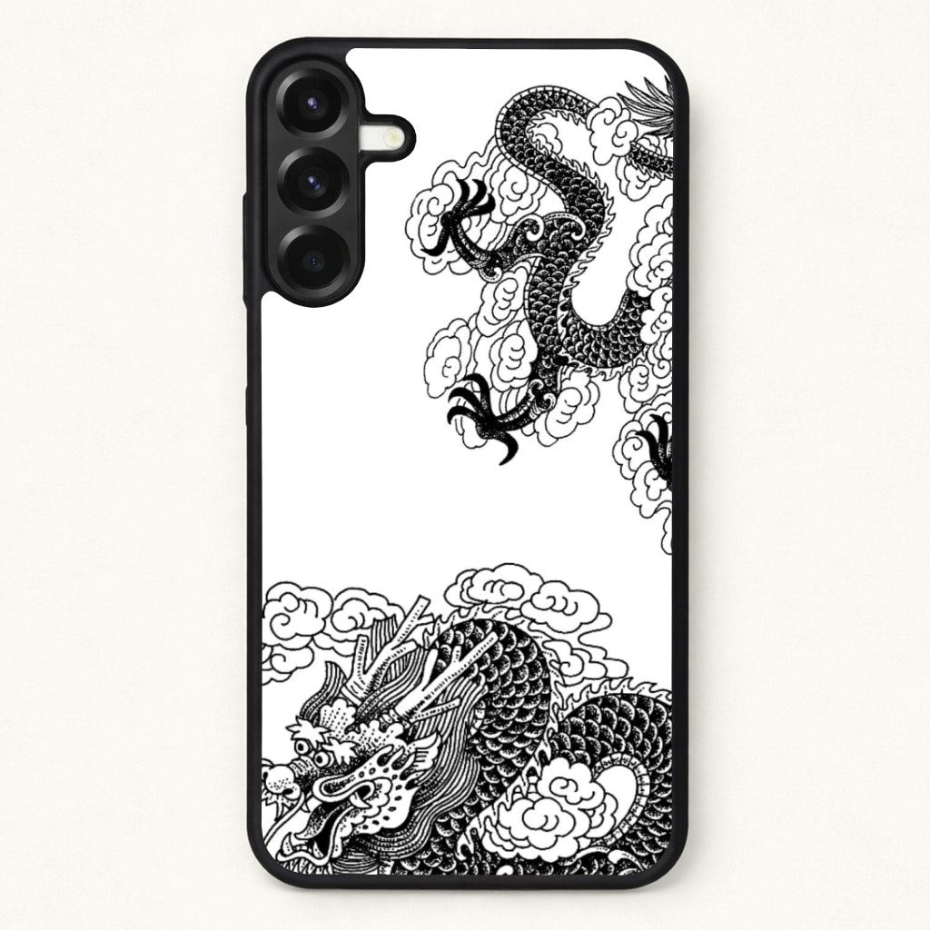 Black Dragon Phone Case for Galaxy A37