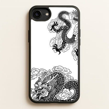 Black Dragon  - Dragon Phone Case for iPhone 6 / 7 / 8 / SE