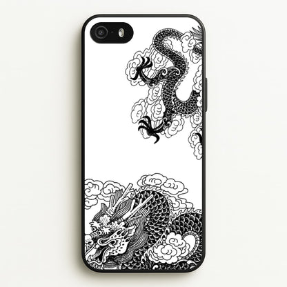 Black Dragon  - Dragon Phone Case for iPhone 5 / 5s / SE 2016
