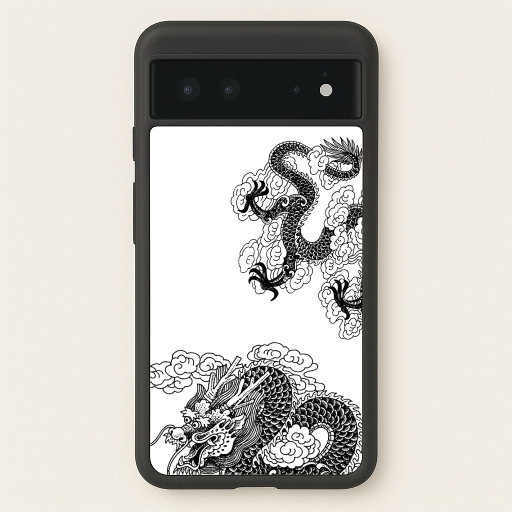 Black Dragon  - Dragon Phone Case for Google Pixel 6