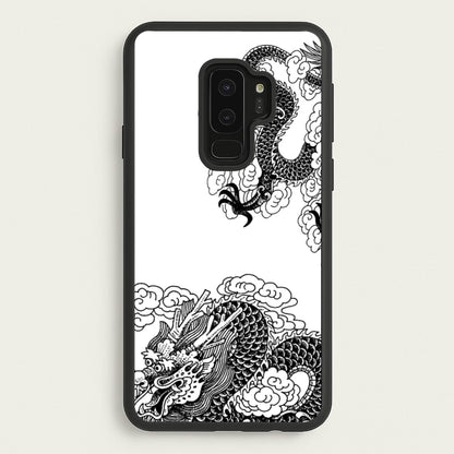 Black Dragon  - Dragon Phone Case for Galaxy S9 Plus