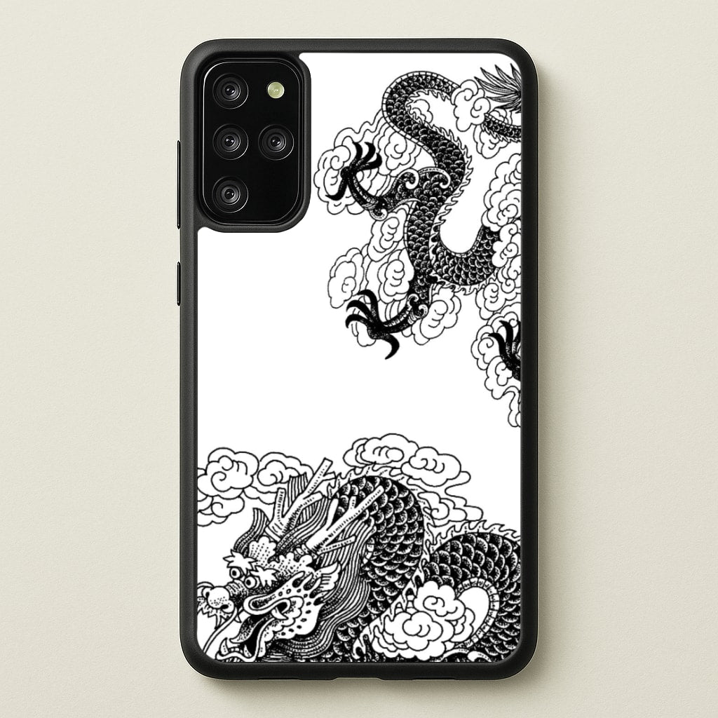 Black Dragon  - Dragon Phone Case for Galaxy S20 Plus