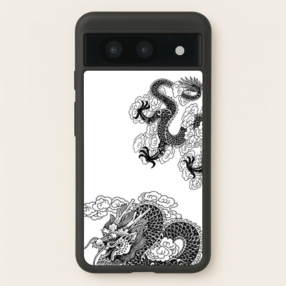 Black Dragon  - Dragon Phone Case for Google Pixel 8a