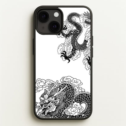 Black Dragon  - Dragon Phone Case for iPhone 13 Mini
