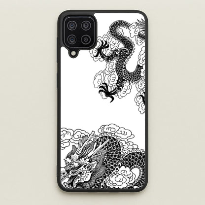 Black Dragon  - Dragon Phone Case for Galaxy A12