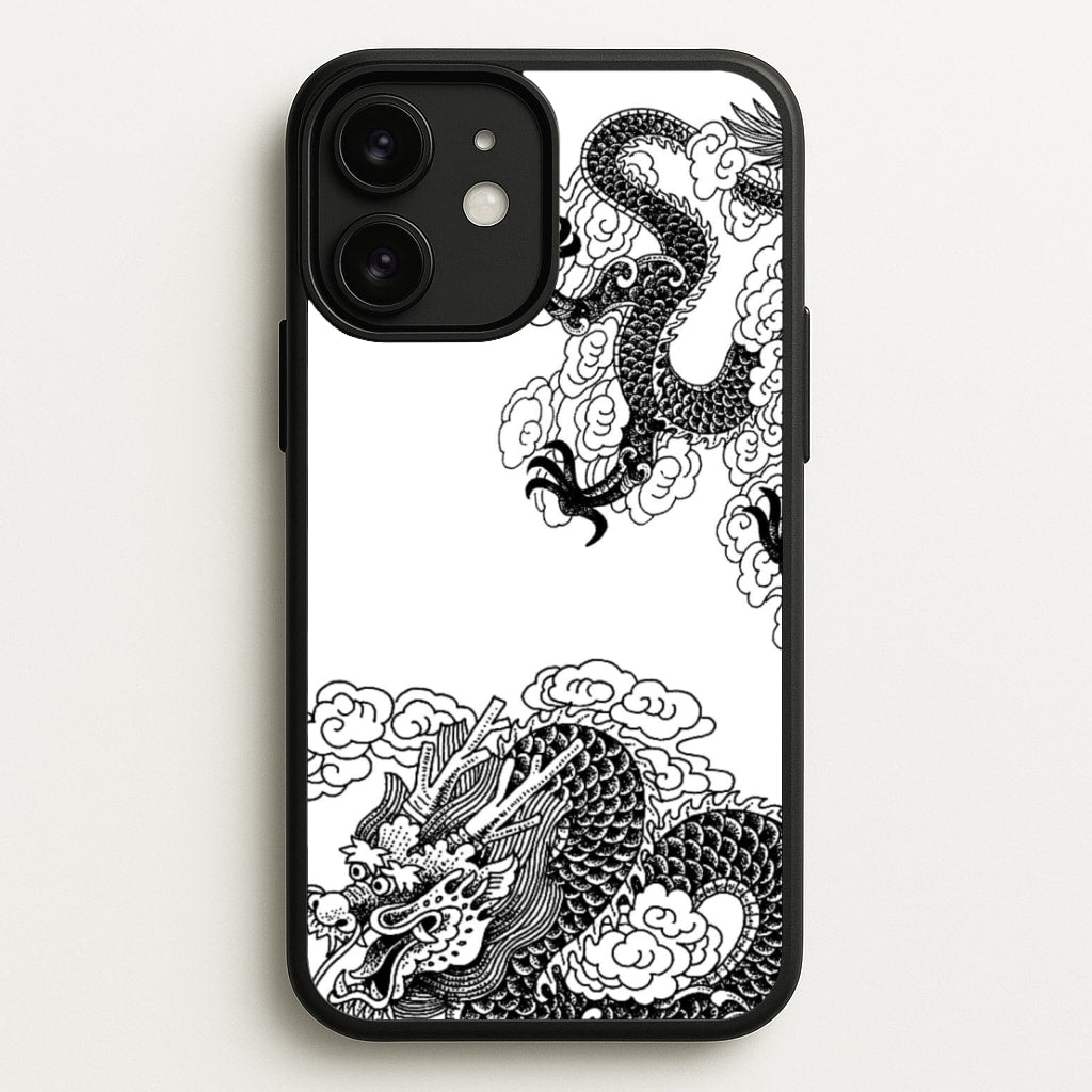 Black Dragon  - Dragon Phone Case for iPhone 11