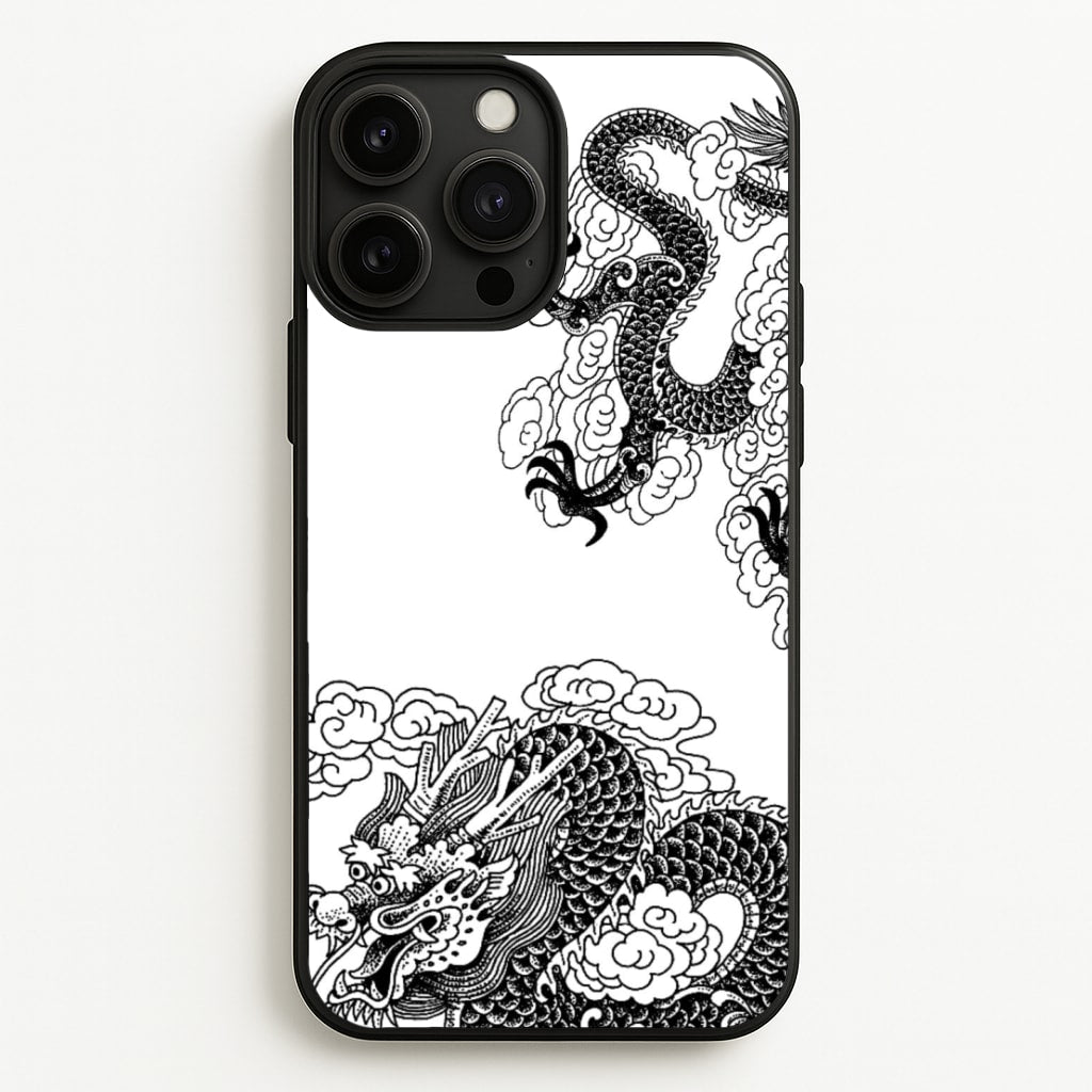Black Dragon  - Dragon Phone Case for iPhone 13 Pro Max