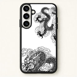 Black Dragon Phone Case for Galaxy S26 Plus