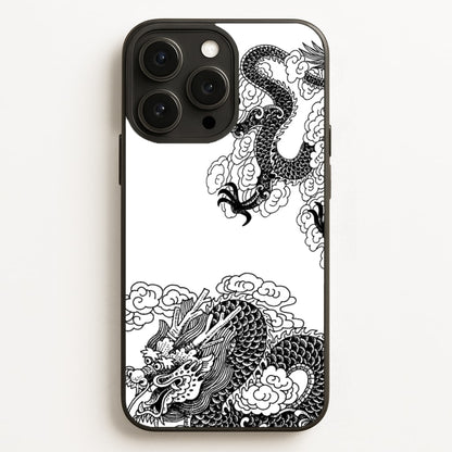 Black Dragon  - Dragon Phone Case for iPhone 12 Pro Max