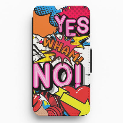 Pop Art Collage Flip / Wallet Phone Case